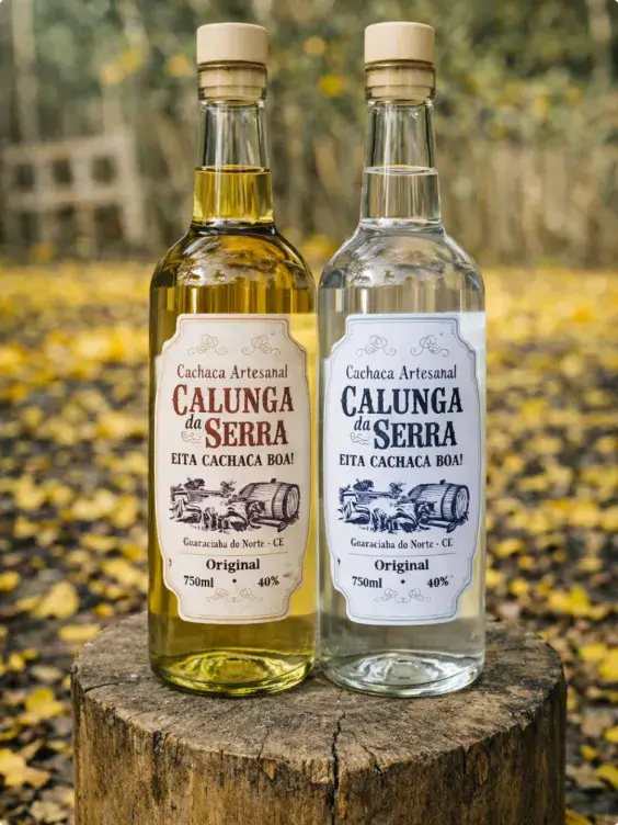 Cachaça Calunga Prata_Ouro